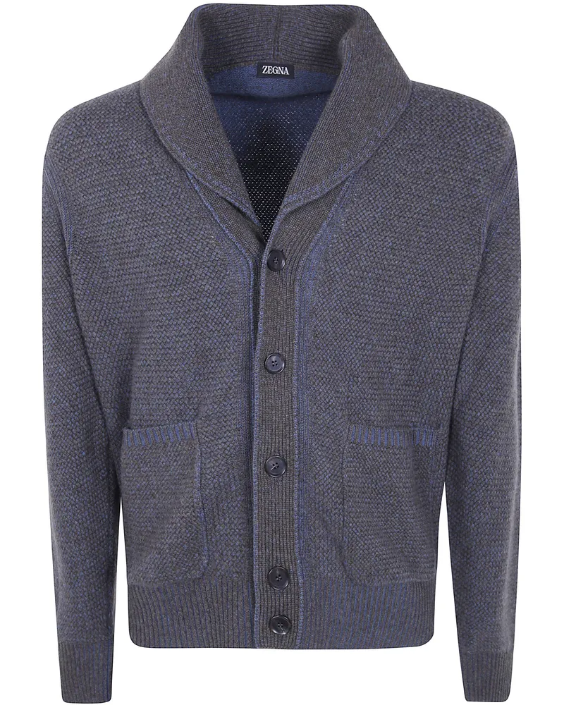 Ermenegildo Zegna Polo Neck Sweater "Z Lux Leisurewear Gray