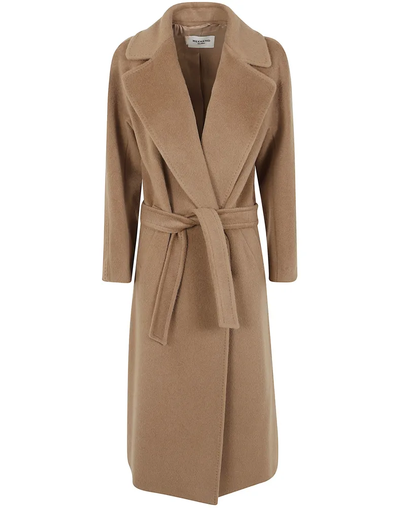 Max Mara Coat Belted "Wkd Tempera Brown
