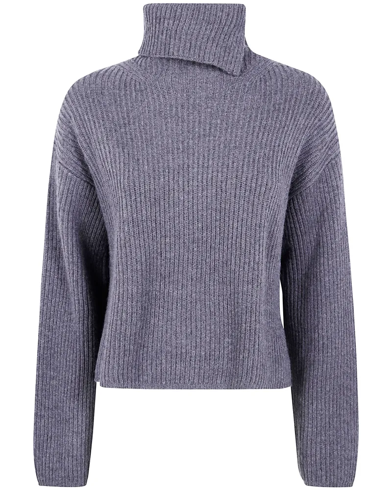Joseph High Neck Long Sleeves New Cardigan Stitch Rws Gray