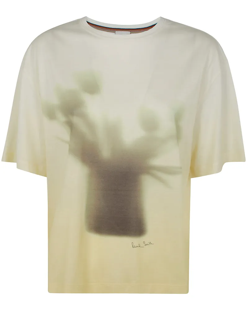 Paul Smith Womens Printed T-Shirt Yellow