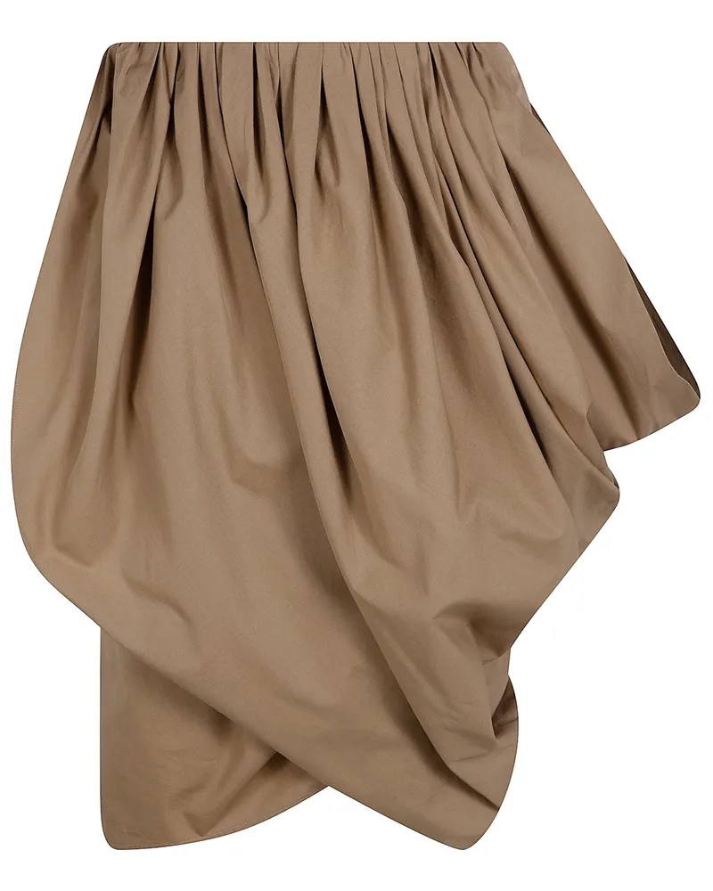 Chloé Midi Asymetrical Skirt Green