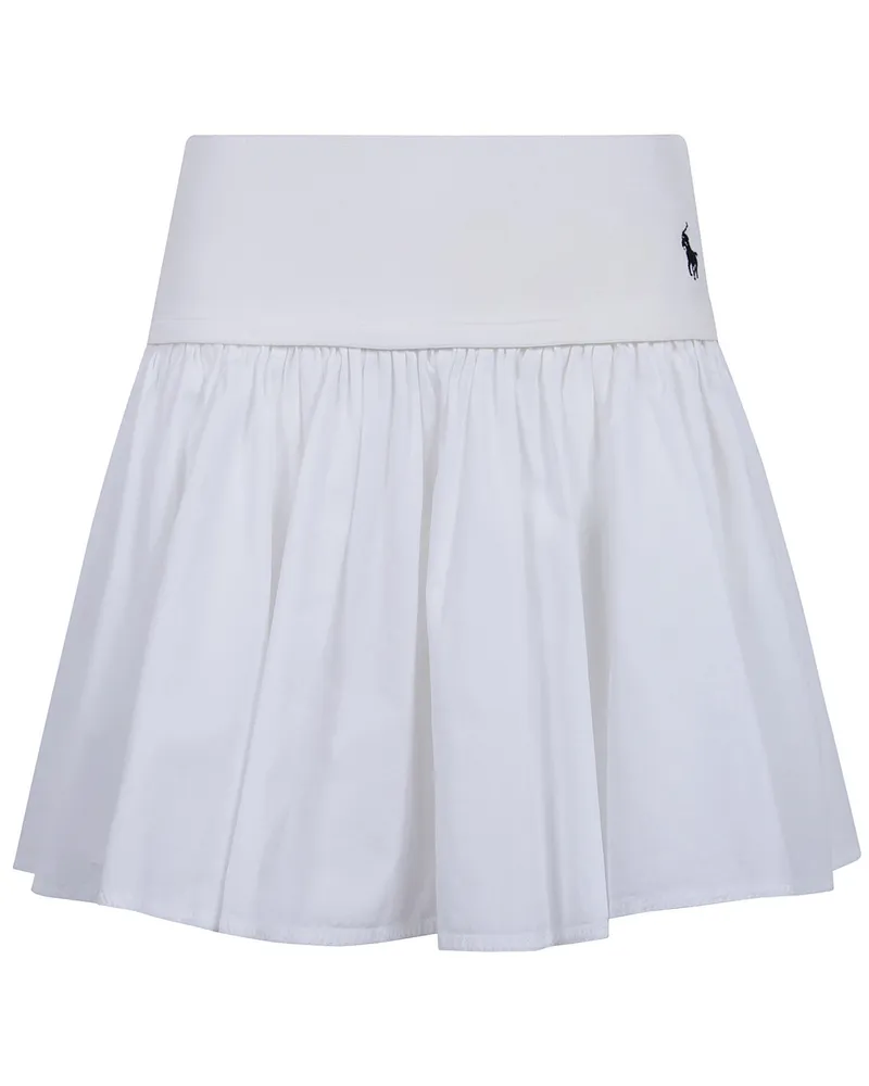 Ralph Lauren Woven A Line Skirt White