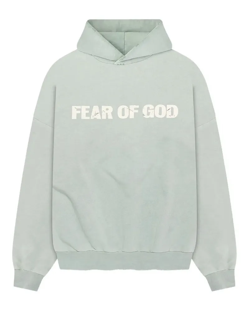 Fear of God Heaven" Hoodie Gray