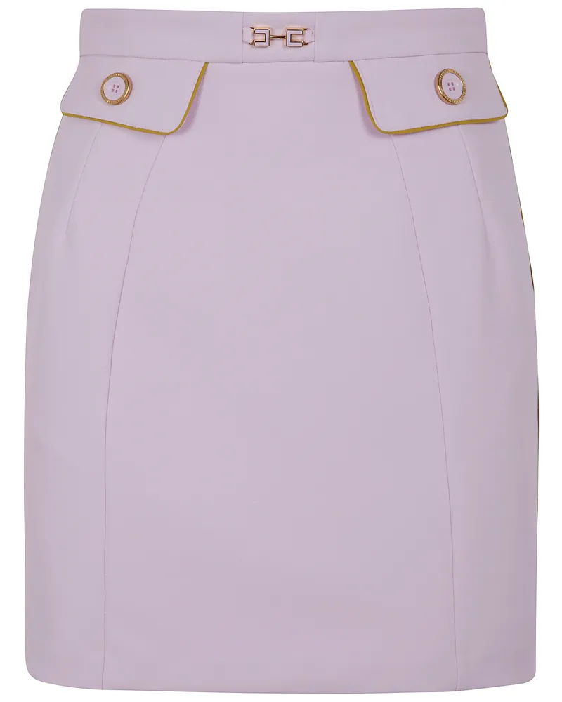 Elisabetta Franchi Mini Skirt By Elisabetta Franchi Pink