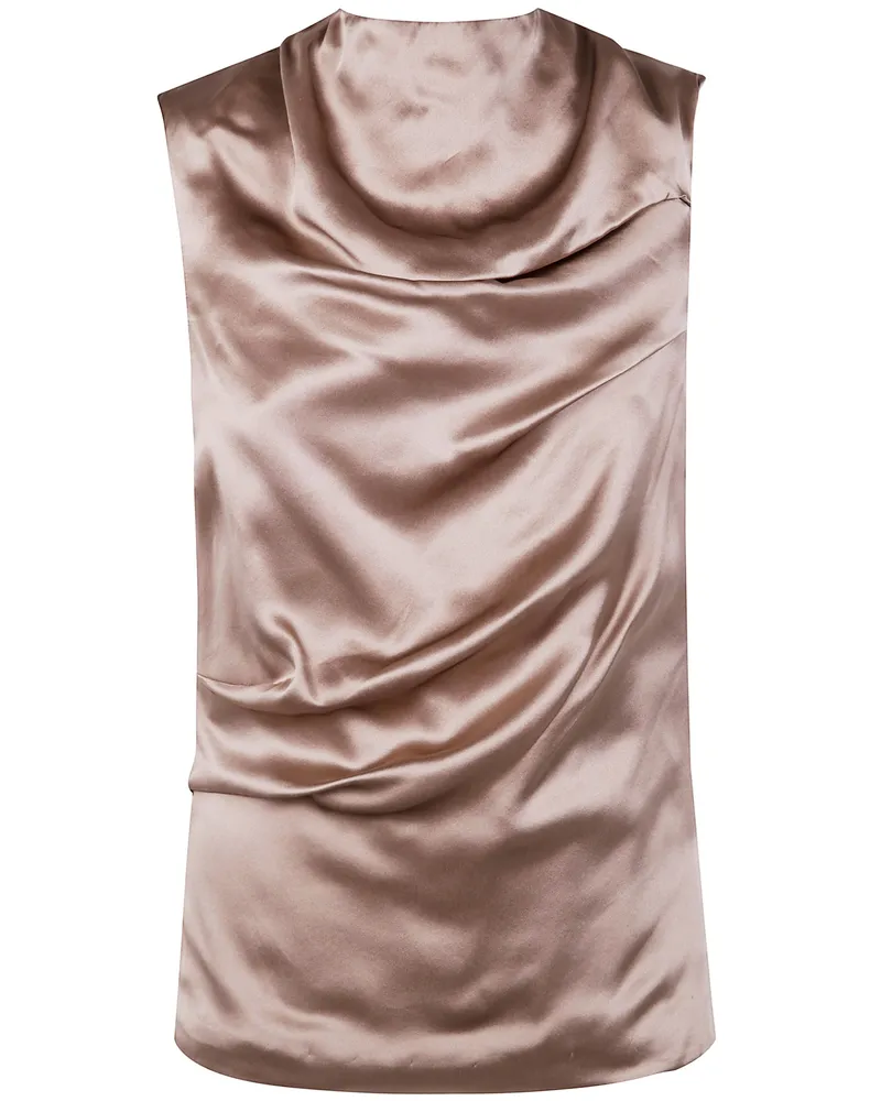 Entire Studios Droop Tank Brown