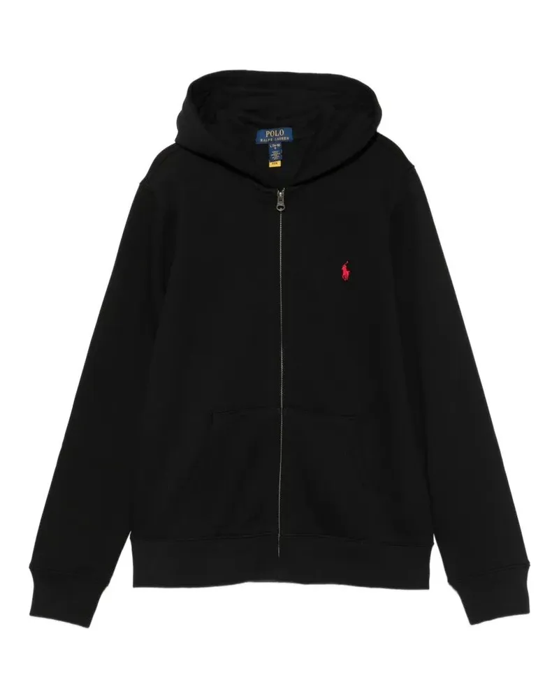 Ralph Lauren Sweatshirt Fz Hood Tops Knit Black