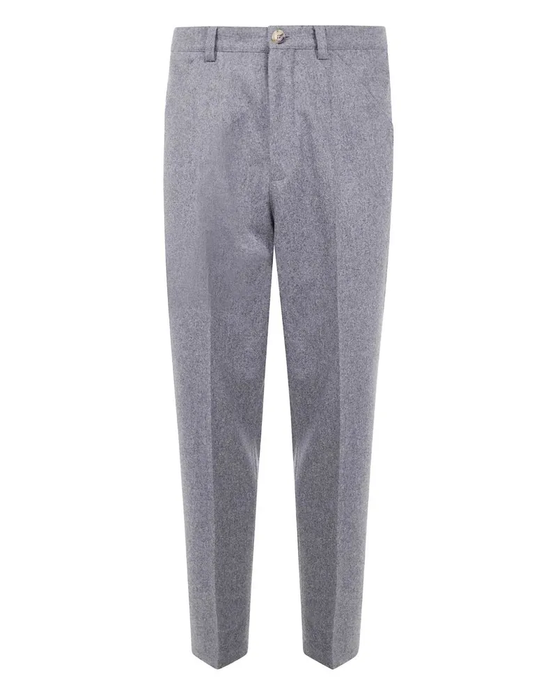 Brunello Cucinelli Classic Chino Trousers Gray