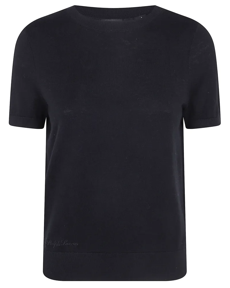 Ralph Lauren Sweater Short Sleeves Pullover Black