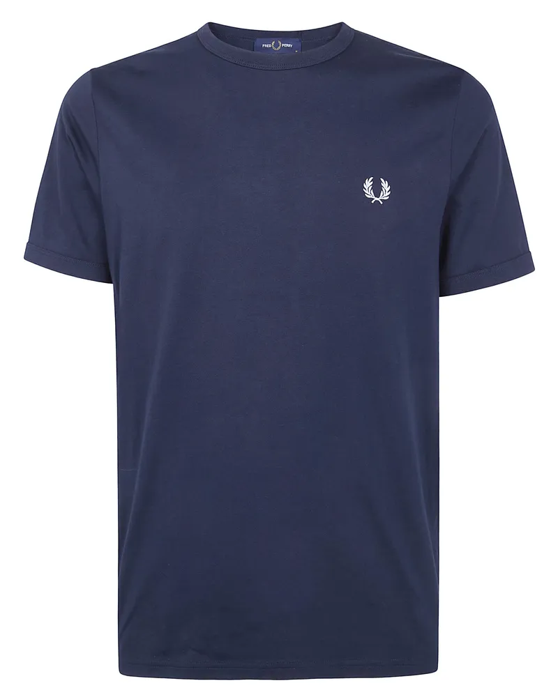 Fred Perry Fred Perry' Ringer T-Shirt Blue