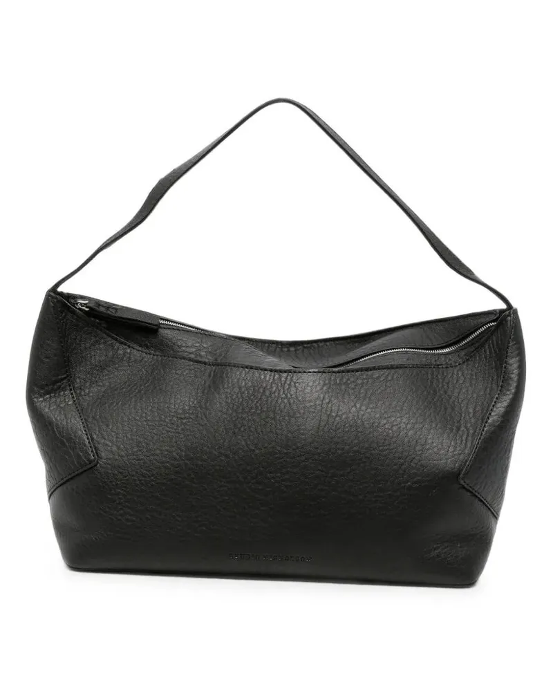 Studio Nicholson Shoulder Bag Zip Detail "Fold Detail Zip Shoulder Bag Black