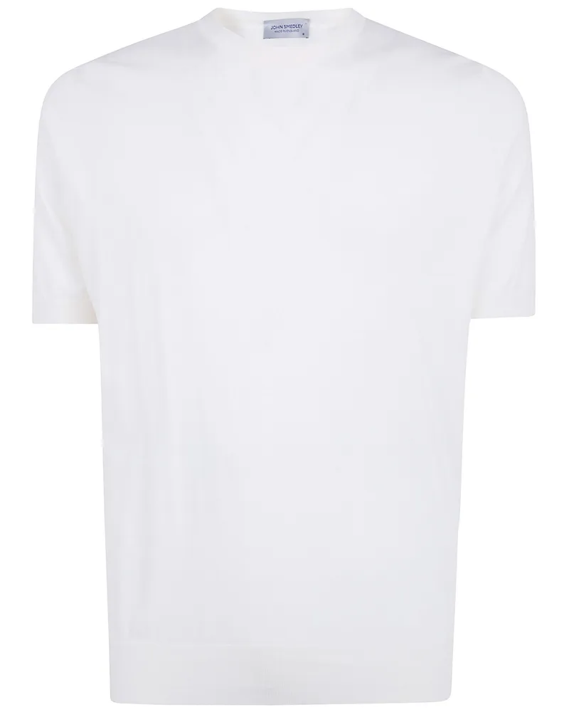 John Smedley Kempton" Crewneck Short Sleeves T-Shirt Beige