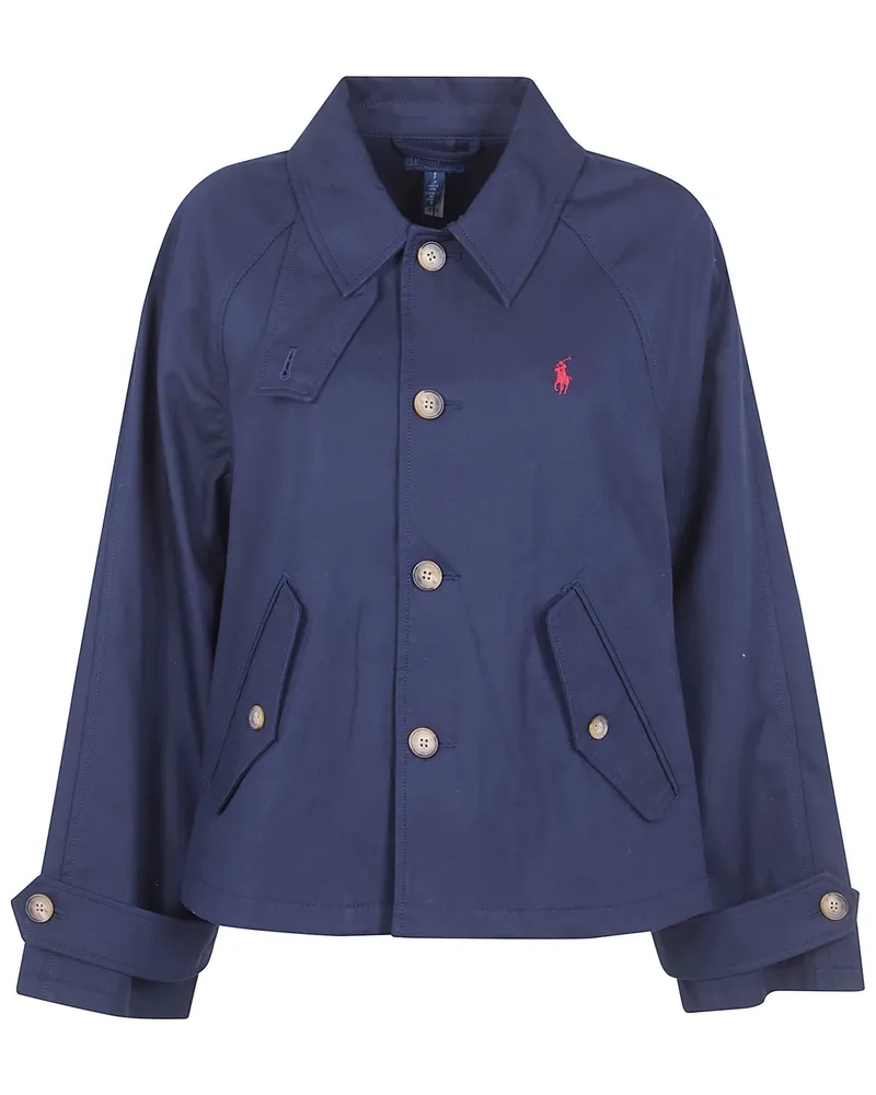 Ralph Lauren Classic Short Trench Blue