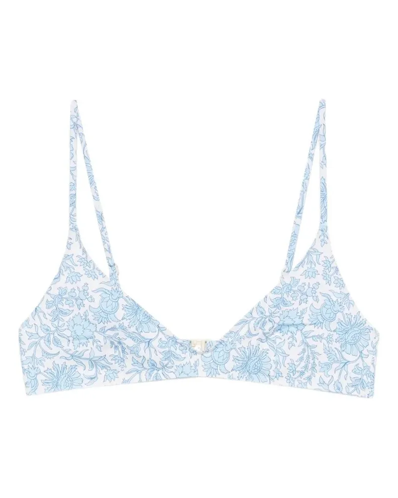 MC2 Saint Barth Paloma" Top Bikini Blue