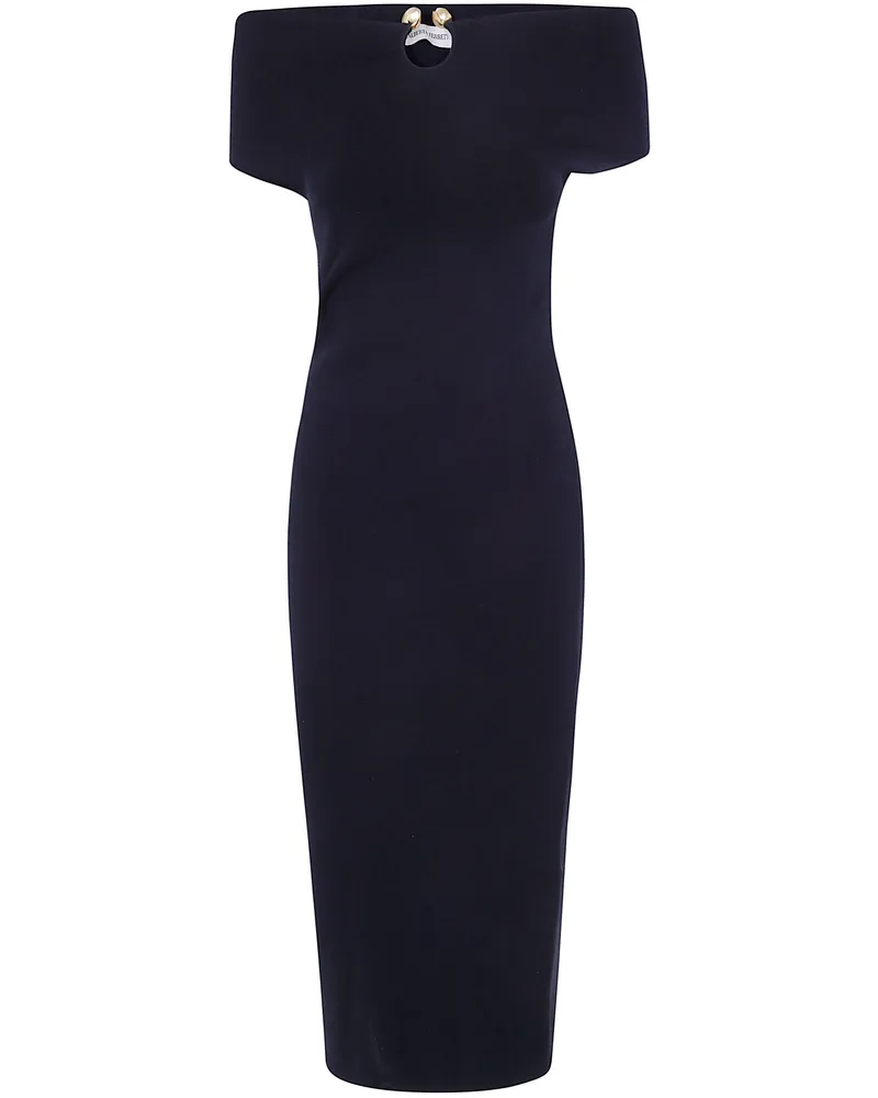 Alberta Ferretti Dress Viscose Stretch "Midi Dress Black