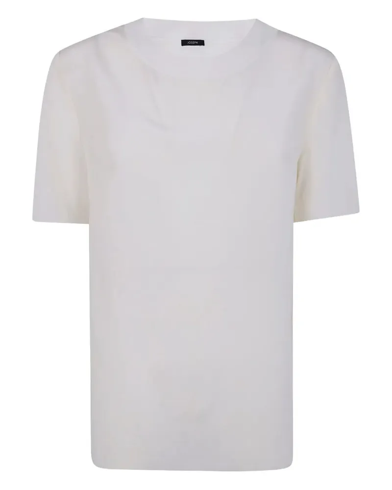 Joseph Rubin Crepe De Soie Blouse White