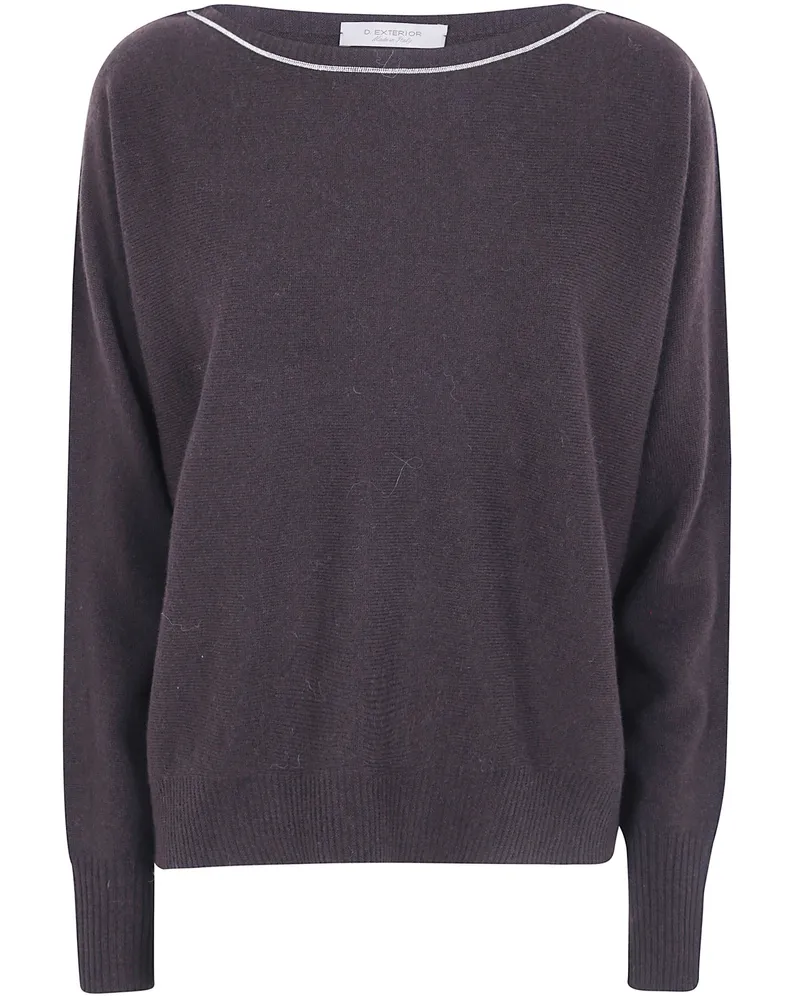 D.EXTERIOR D. EXTERIOR Sweater Round Neck "63115 13Caf Coffee Brown
