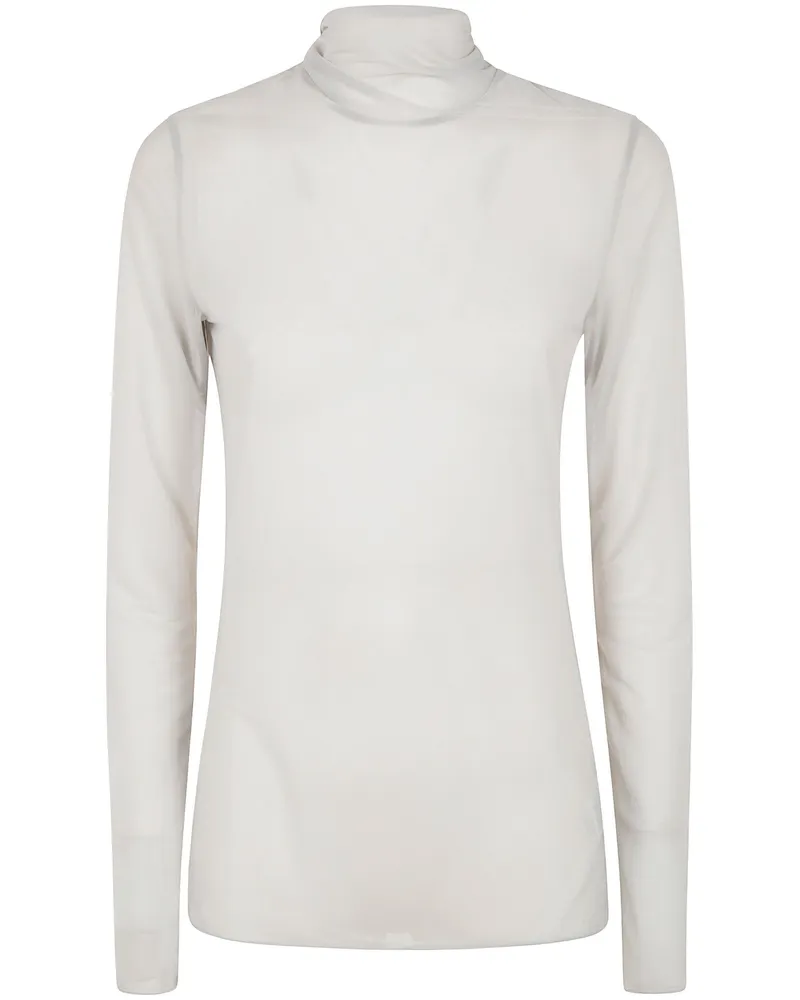 Yohji Yamamoto R-Turtleneck T By Yohji Yamamoto White
