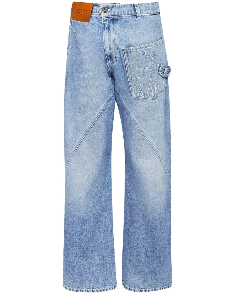 J.W.Anderson J. W.ANDERSON Twisted Workwear Jeans By J. W.Anderson Blue