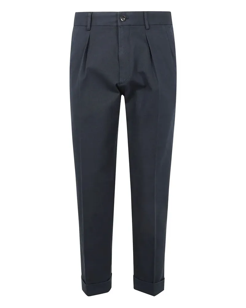 Incotex Tapered Fit Trousers Blue