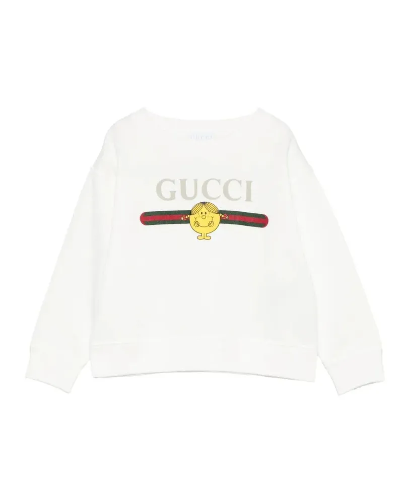 Gucci Junior Long Sleeves Sweatshirt White