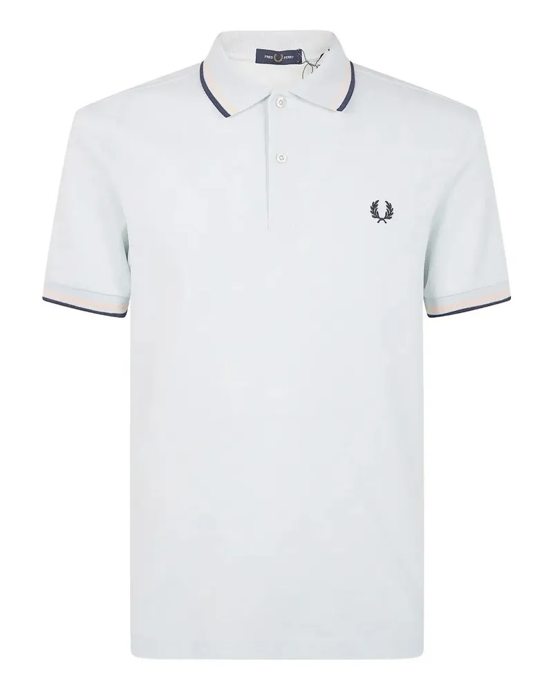 Fred Perry Fred Perry" Twin Tipped Fred Perry Shirt White