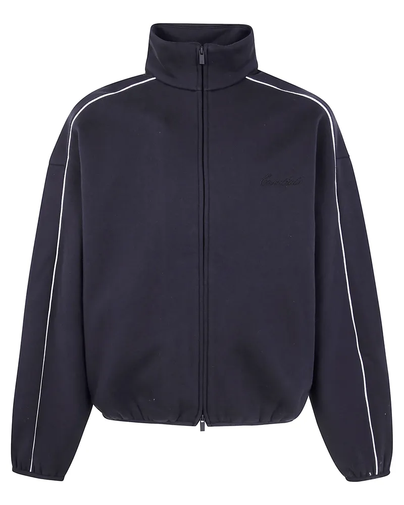 Fear of God Modern Fit Fleece Track Jacket Black