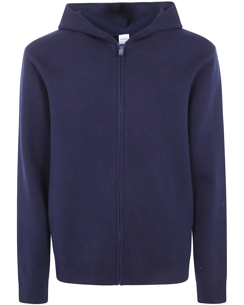 ASPESI Zip-Up Sweater "M657 Black