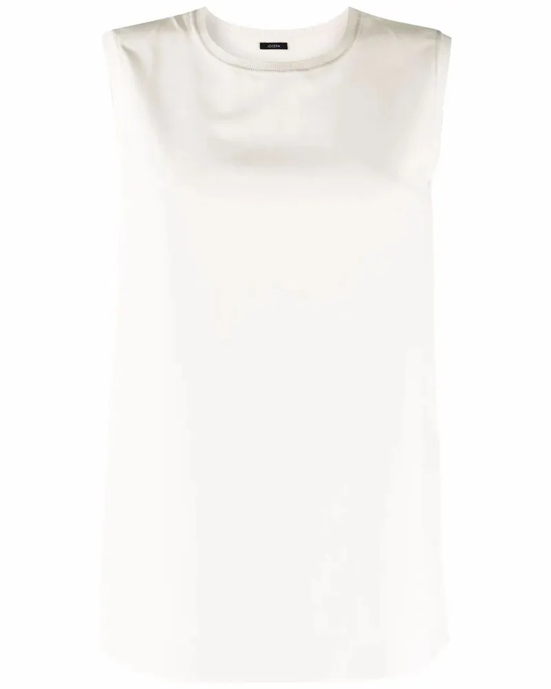 Joseph Bley Blouse Crepe De Soie White