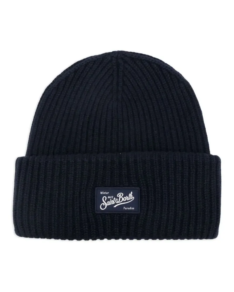MC2 Saint Barth Berry" Knitted Hat Blue