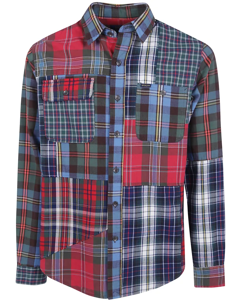 Ralph Lauren Shirt Pieced "Ancient Tartan Green
