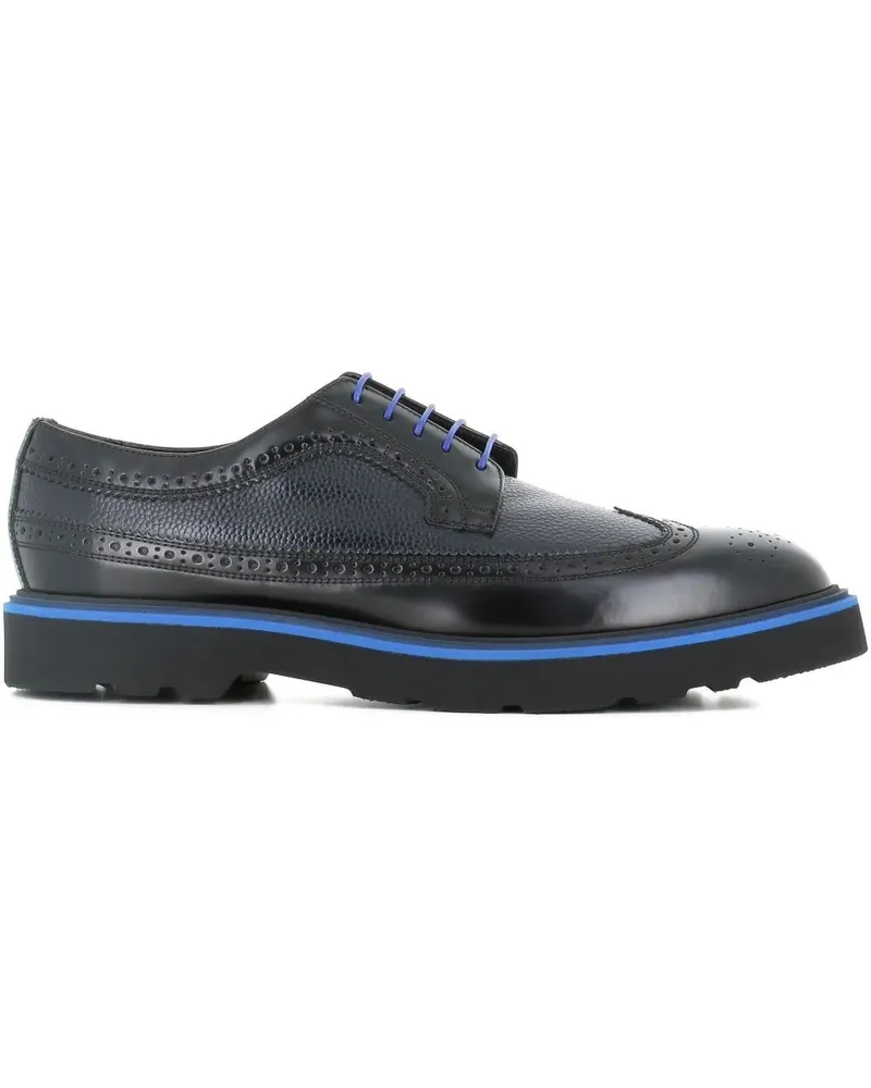 Paul Smith Mens Shoe "Count" Black Brush Off Black
