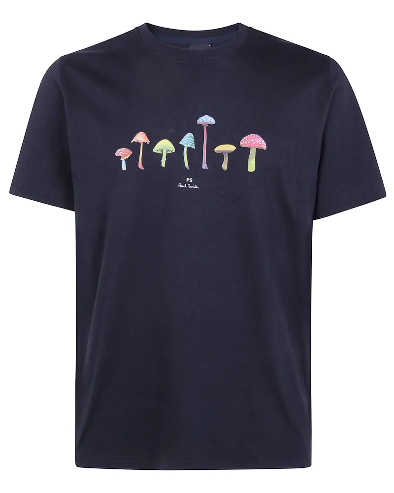 Paul Smith T-Shirt Regular Fit "Mushrooms Black
