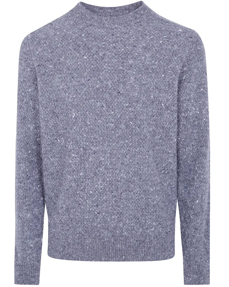 Filippo de Laurentiis Sweater Round Neck "Round Neck Sweater Gray