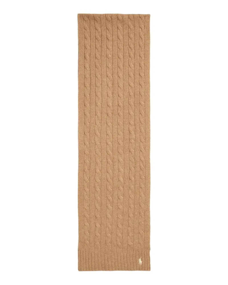 Ralph Lauren Wl Cshmr Oblong Scarf Beige