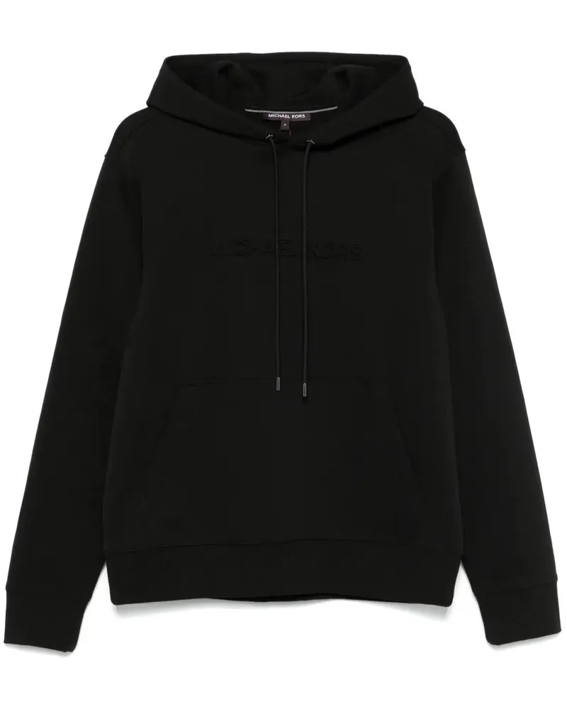 Michael Kors Embossed Logo Hoodie Black