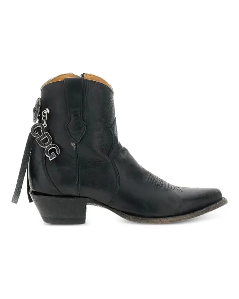 Comme des Garçons Short Texano Boots Black