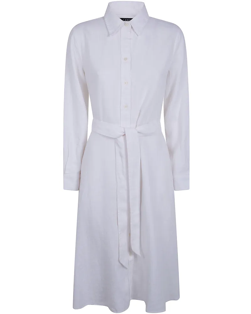 Ralph Lauren Woven "Shirt Dress" Dress White