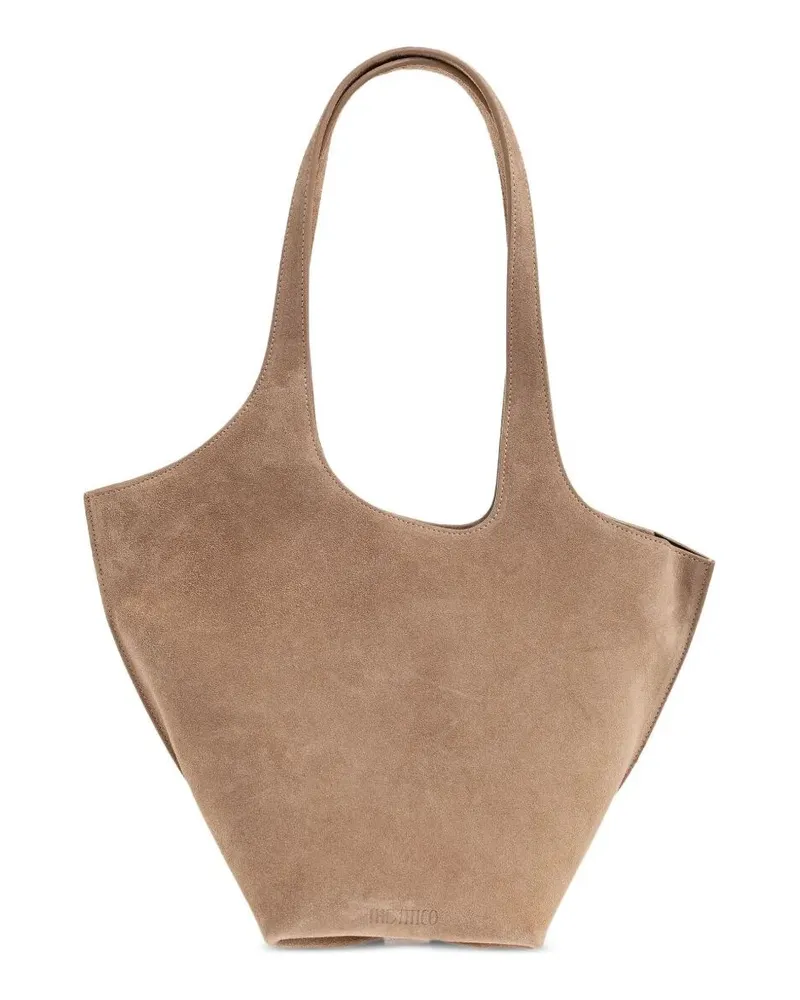 ATTICO La Scoop Medium" Shoulder Bag Brown