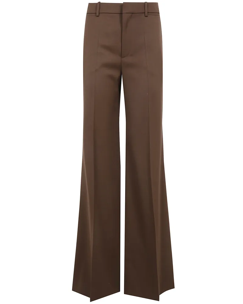 Chloé Flare Trousers Brown