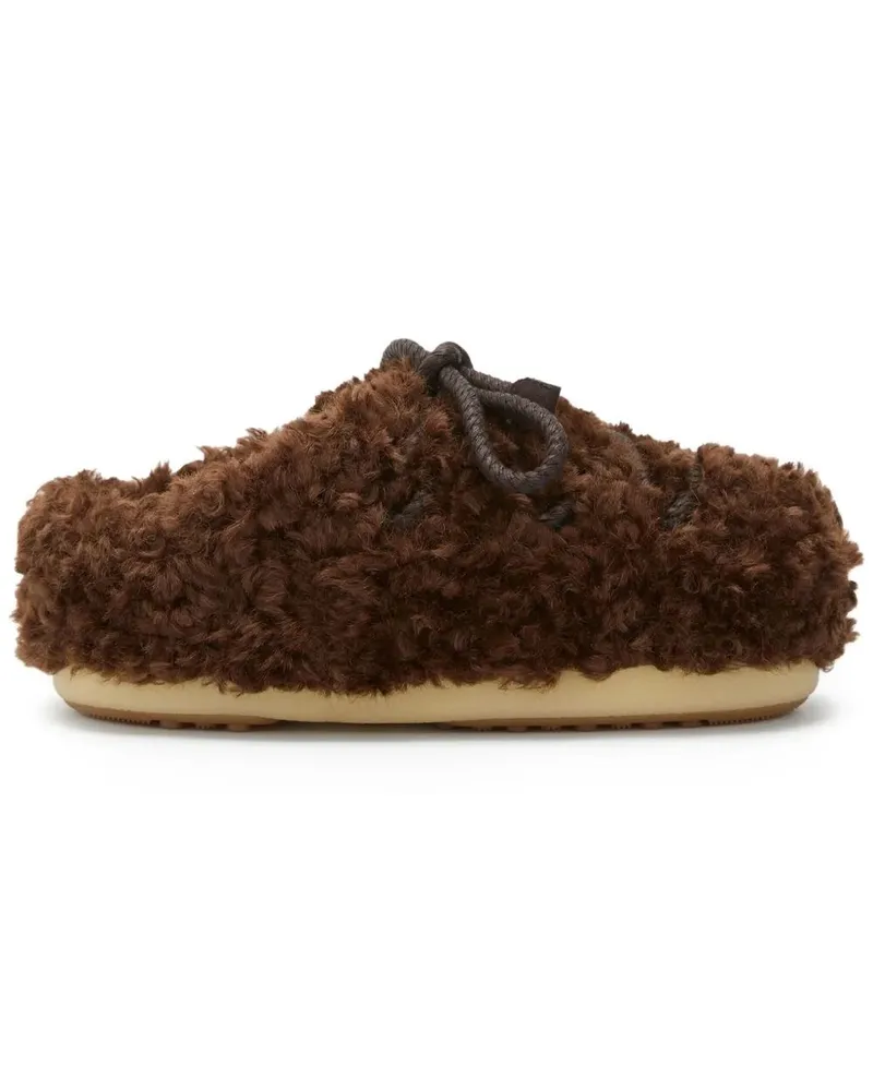 Moon Boot Evx" Mule Curly Brown