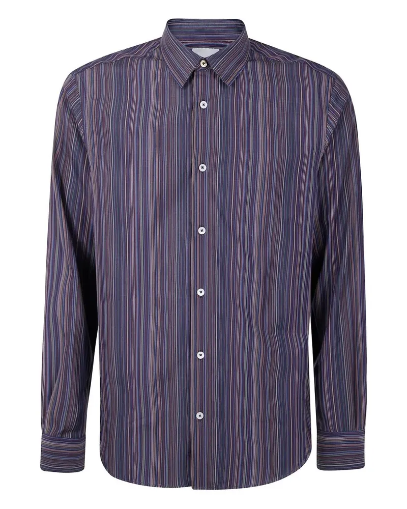 Paul Smith Mens S/C Slim Fit Shirt Blue