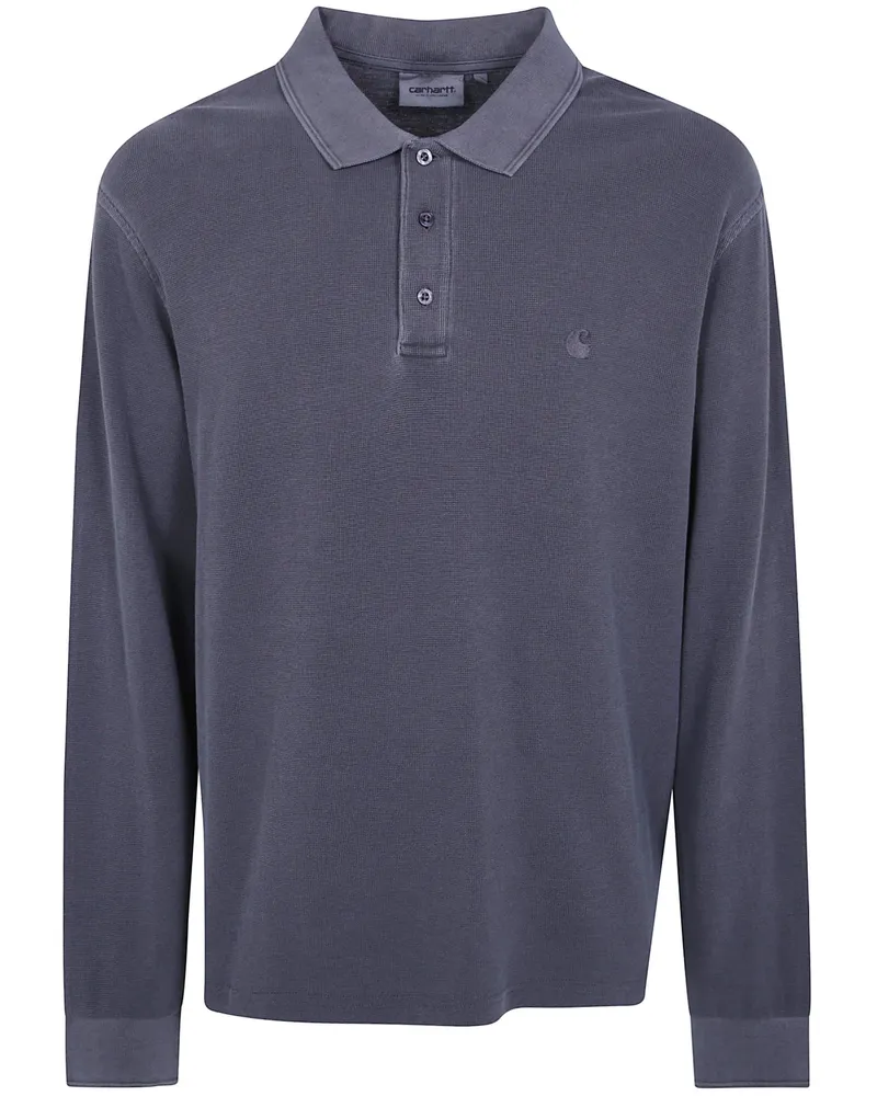 Carhartt WIP Long-Sleeve Shirt "Waffle Rugby Black