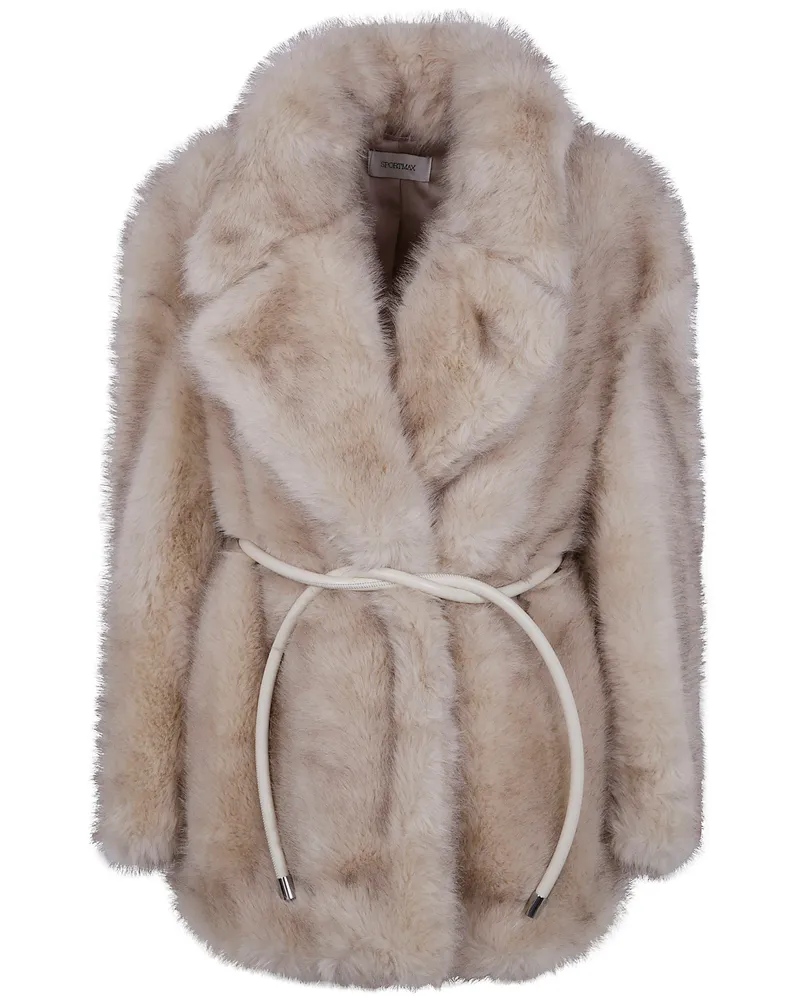 Max Mara Rosaria" Maxi Fur Beige