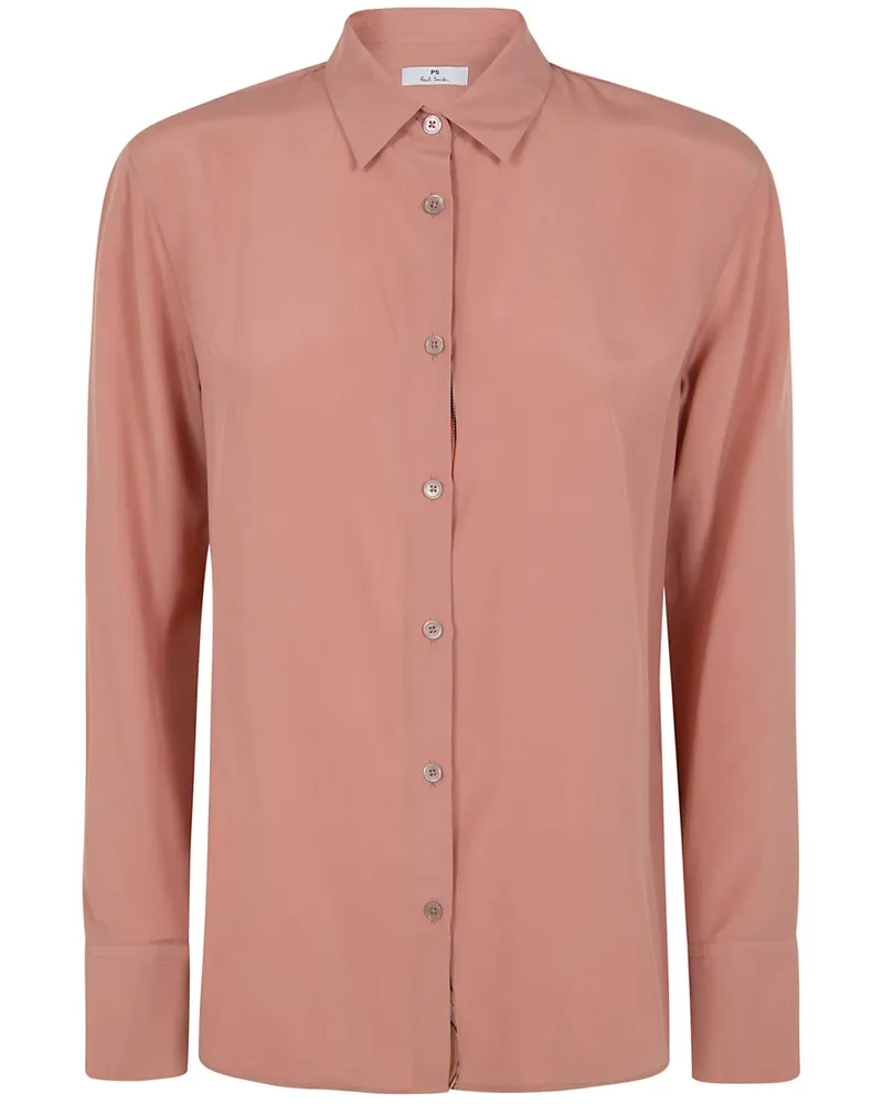 Paul Smith Womens Swirl Placket Shirt By Ps Paul Smith Pink