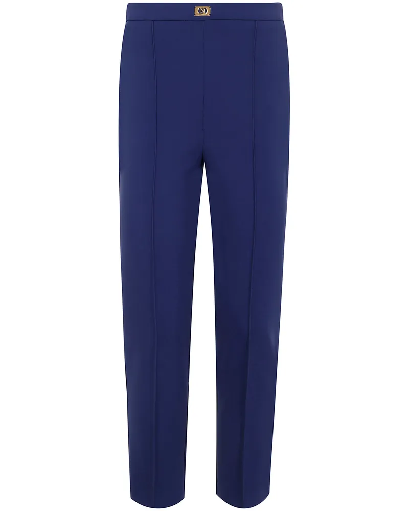 Elisabetta Franchi Regular Classic Trousers By Elisabetta Franchi Blue