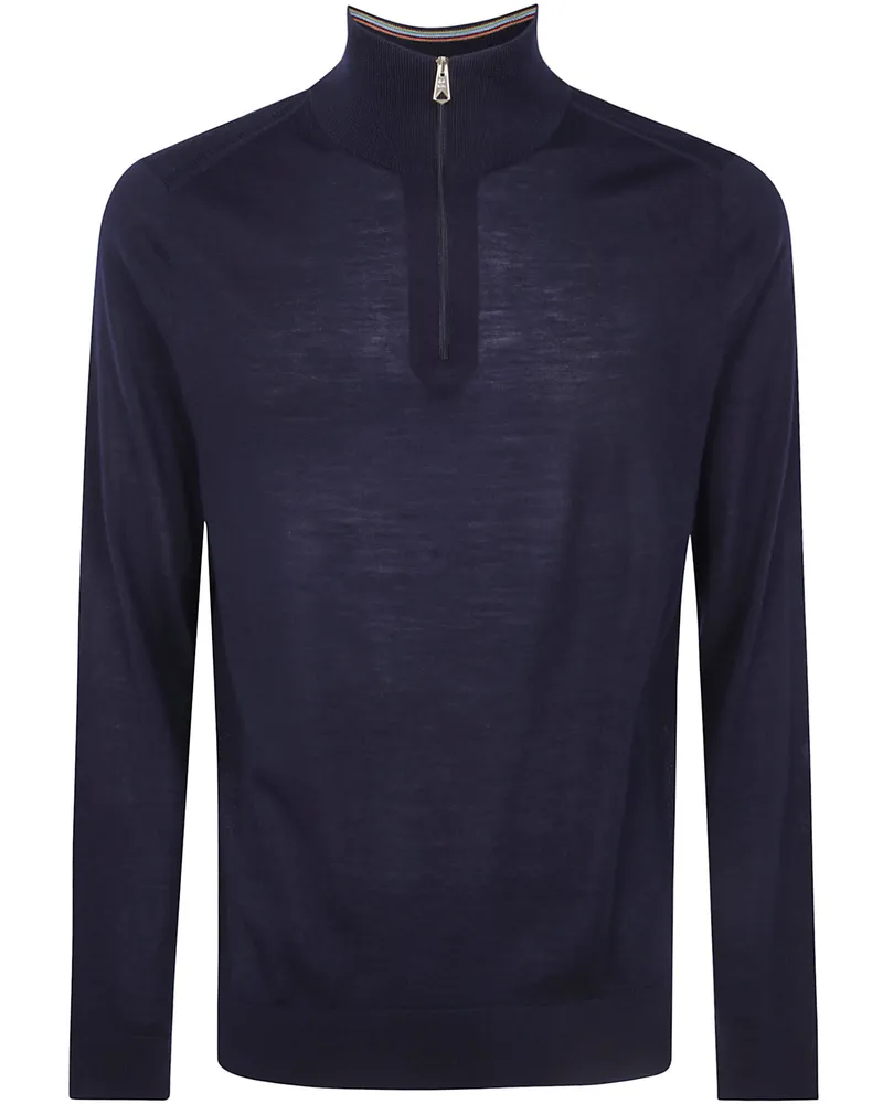 Paul Smith Sweater Zip Neck "M1r.971Z. W03154 Blue