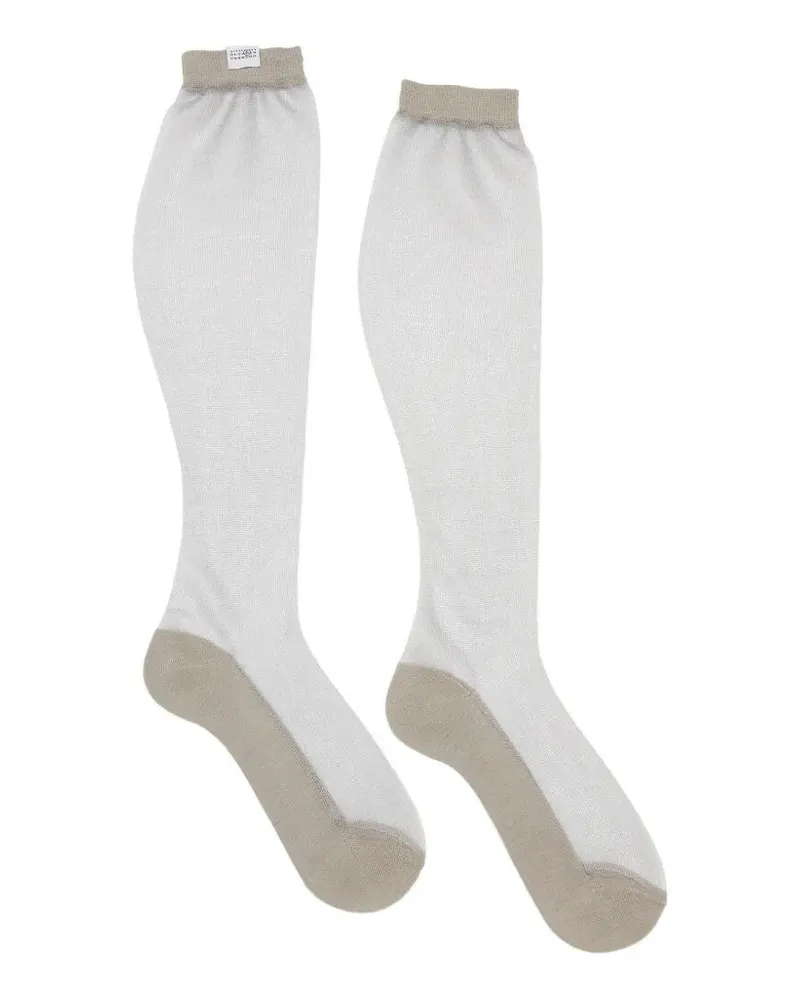 Maison Margiela Long Socks Gray