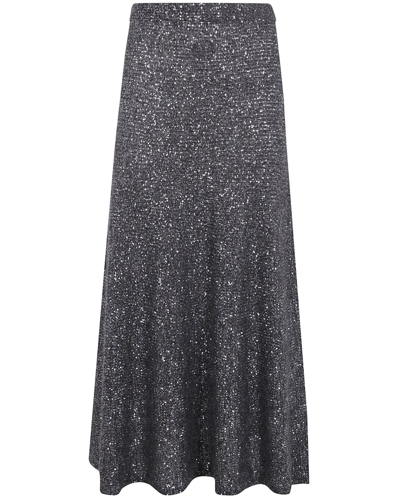 D.EXTERIOR D. EXTERIOR Skirt Flared Soft Alpaca Flared Skirt Brown