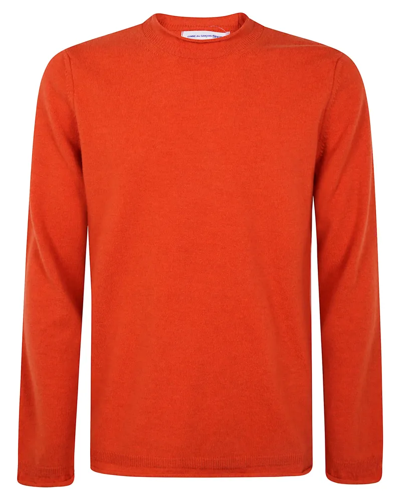 Comme des Garçons Mens Shirt Knitted Yellow