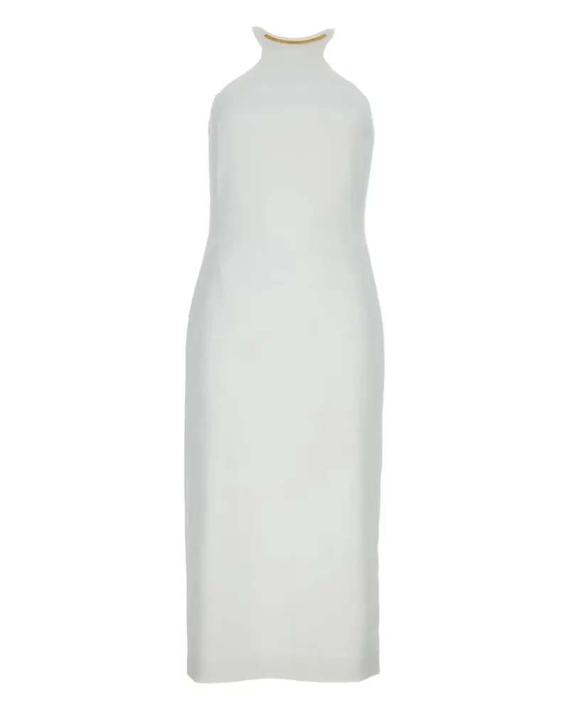 Elisabetta Franchi Midi Dress White